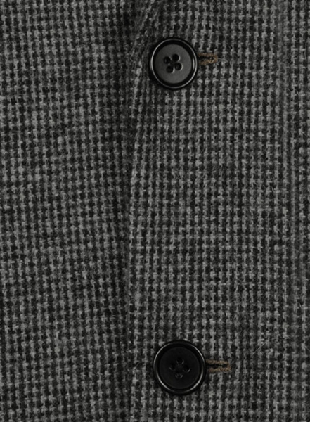 Vintage Gray Macro Weave Tweed Jacket