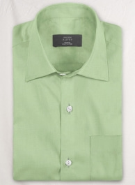 Moss Green Stretch Twill Shirt