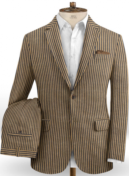 Caccioppoli Seersucker Menfo Suit