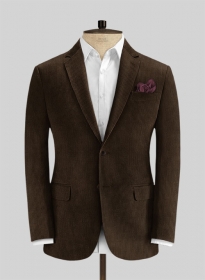 Rich Brown Thick Corduroy Jacket