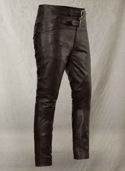 Soft Dark Brown Jim Morrison Leather Pants