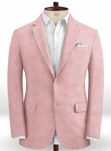 Caccioppoli Seersucker Prima Jacket