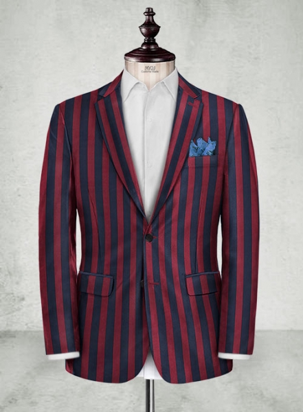 Percy Stripes Wool Jacket