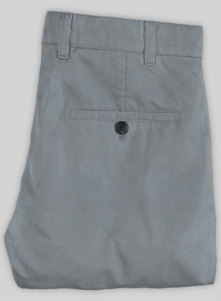 Slate Blue Stretch Chino Pants