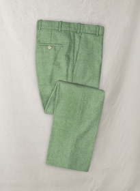 Mist Green Tweed Pants