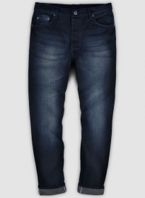 Storm Blue Hard Wash Whisker Jeans - Look #453