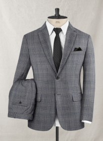 Reda Olando Blue Gray Wool Suit