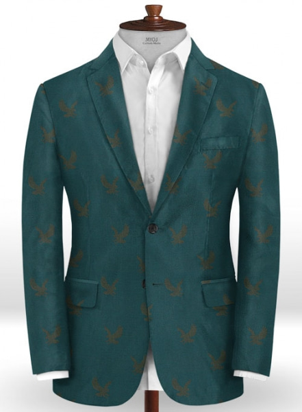 Eagle Teal Wool Jacket