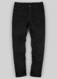 Stretch Jet Black Overdyed Jeans - 12oz Ring Denim