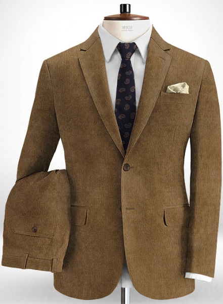 Camel Corduroy Suit