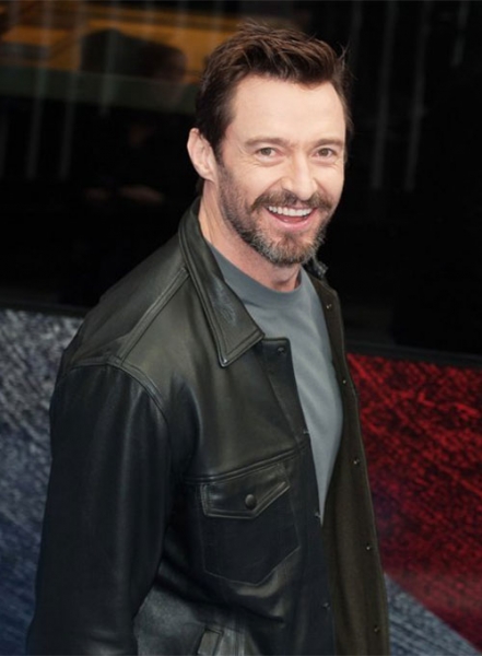 Hugh jackman leather jacket sale