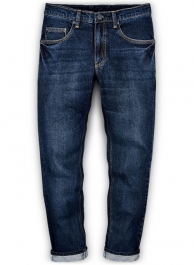 Eddie Blue Indigo Wash Whisker Jeans