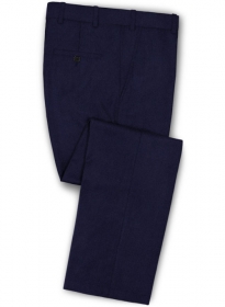Italian Blue Wool Pants