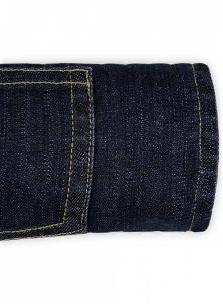 Wangle Blue Indigo Wash Stretch Jeans