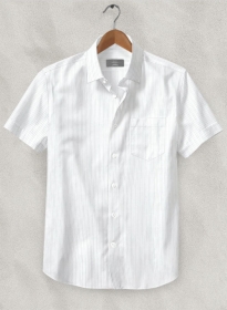 Giza Heather Cotton Shirt - Half Sleeves