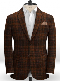 Harris Tweed Tartan Rust Jacket