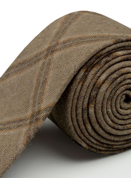 Tweed Tie - Autumn Beige