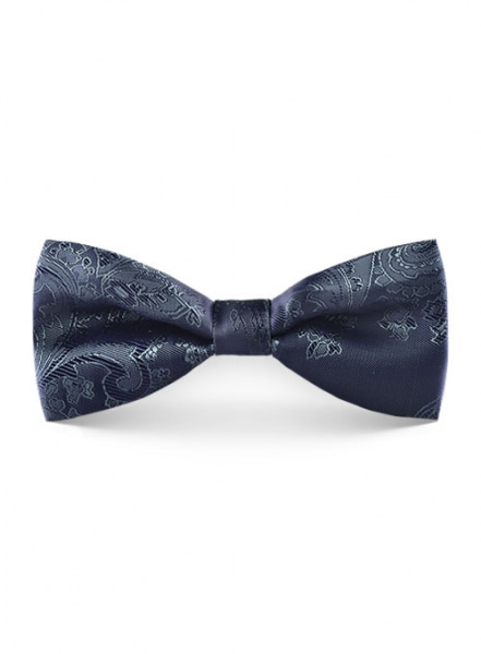 Paisley Bow - Blue