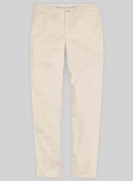 Light Khaki Stretch Chino Pants