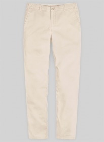 Light Khaki Stretch Chino Pants