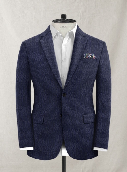 Solbiati Navy Blue Seersucker Suit