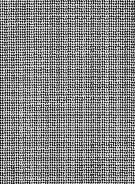 Dogtooth Wool Light Gray Suit