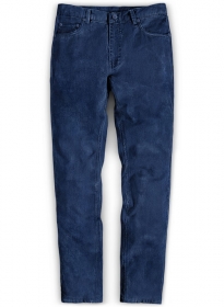 Stretch Cobalt Blue Corduroy Jeans - 21 Wales