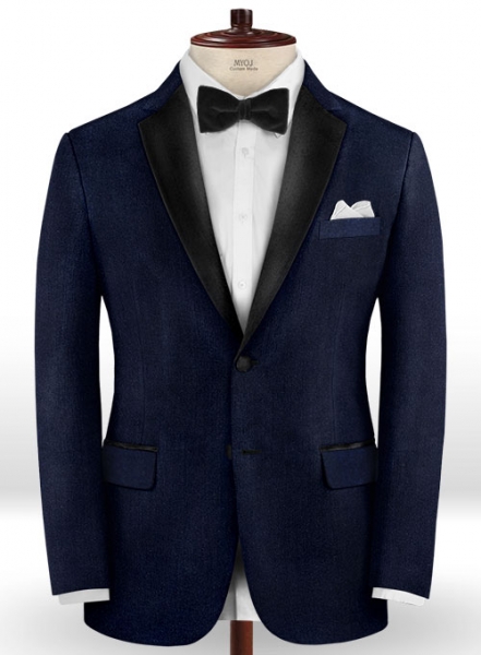 Blue Velvet Tuxedo Suit