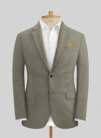 Sage Green Pure Linen Jacket