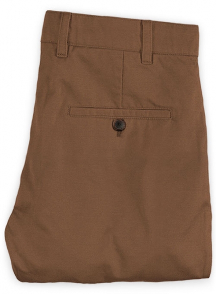 Rome Brown Stretch Chino Pants