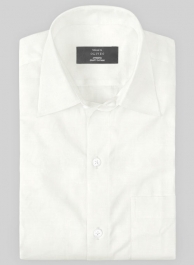 Giza Ivory Cotton Shirt- Full Sleeves