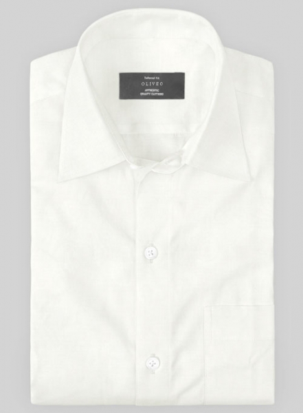 Giza Ivory Cotton Shirt- Full Sleeves