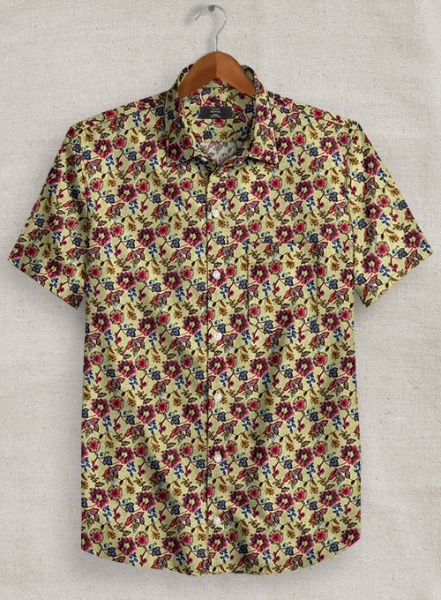 Italian Linen Omigez Shirt - Half Sleeves