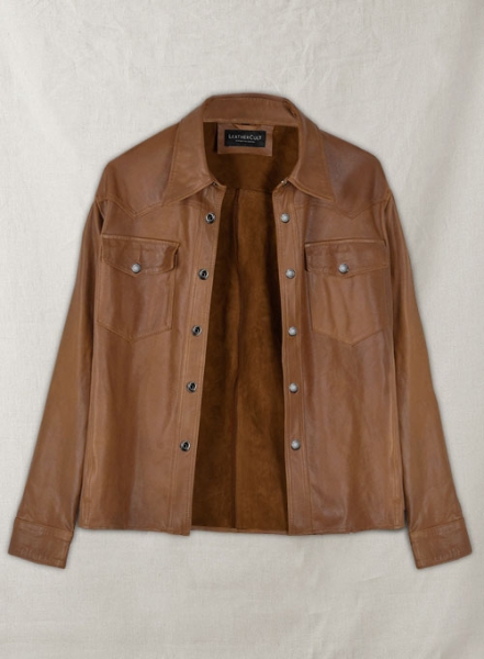 Light Weight Unlined Leather Shirt