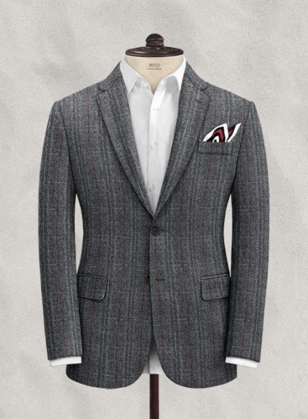 Harris Tweed Welsh Gray Suit