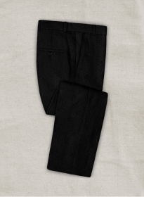 Solbaiti Black Seersucker Pants