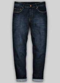 Chicago Blue Stretch Indigo Wash Whisker Jeans - Look #560
