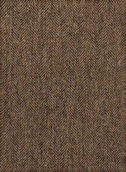 Rust Herringbone Highland Tweed Trousers