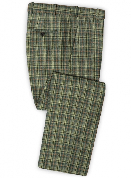 Norfolk Green Tweed Pants
