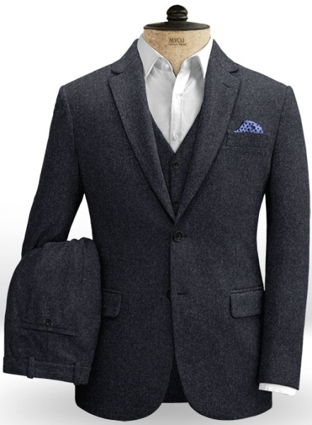Oxford Blue Tweed Suit