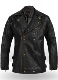 Leather Biker Jacket #444