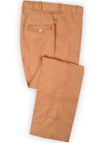 Pure Zod Orange Linen Pants