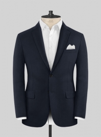 Napolean Dark Blue Wool Jacket