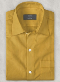 Mustard Stretch Poplene Shirt