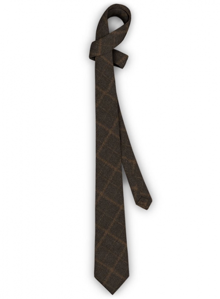 Tweed Tie - Pisa Brown Feather