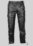 Laced Leather Pants - Style # 515