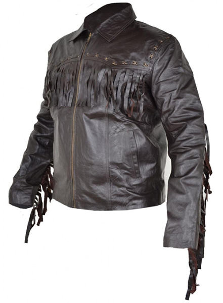 Leather Fringes Jacket #1007