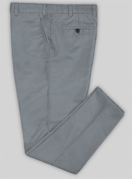 Slate Blue Stretch Chino Pants