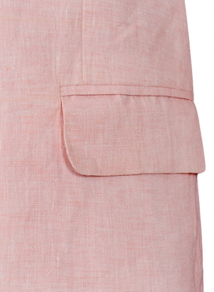 Roman Light Pink Linen Jacket