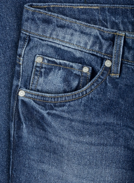 Ranch Blue Stone Wash Whisker Jeans